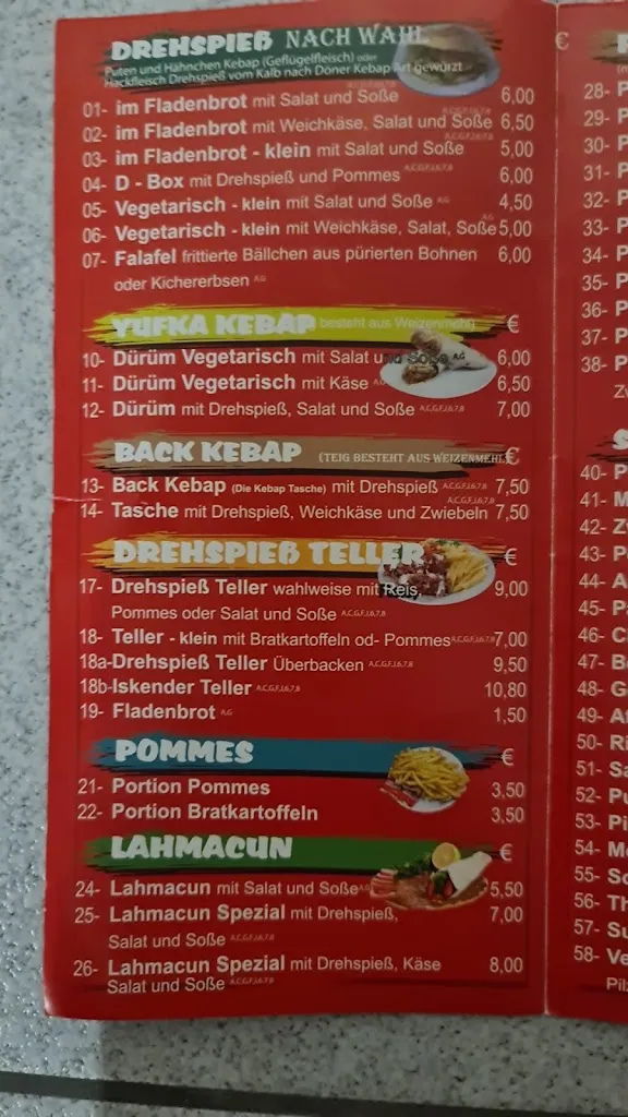 Menu_Döner-Pizza-Kebab Hasans_Schussenried_immagine_4