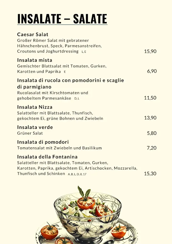 Menu_La Fontanina - Schondorf am Ammersee_Ammersee_immagine_2