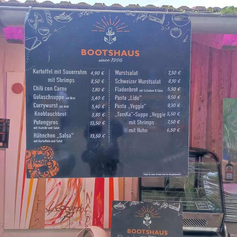 Menu_Bootshaus am Lido_Schongau_immagine_3