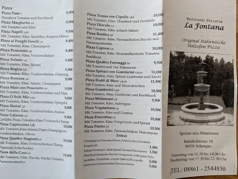 Menu_La Fontana_Schongau_immagine_2