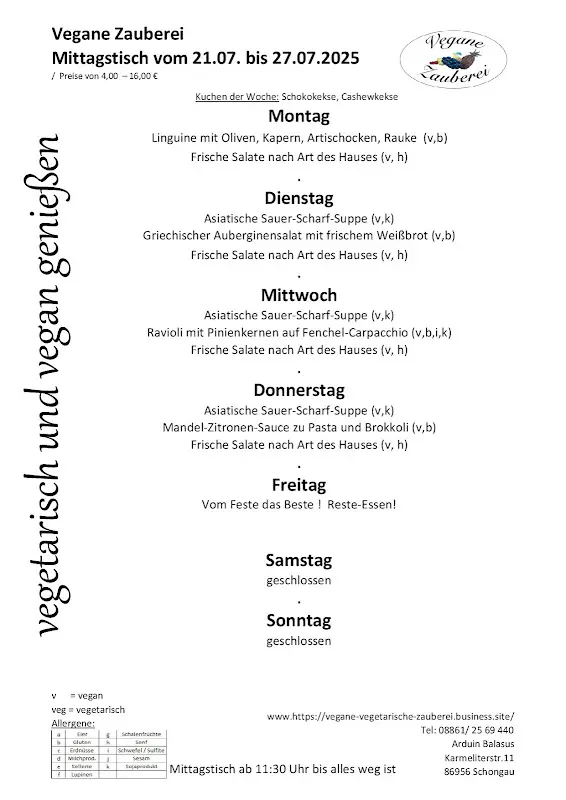 Menu_Vegane Zauberei_Schongau_immagine_1