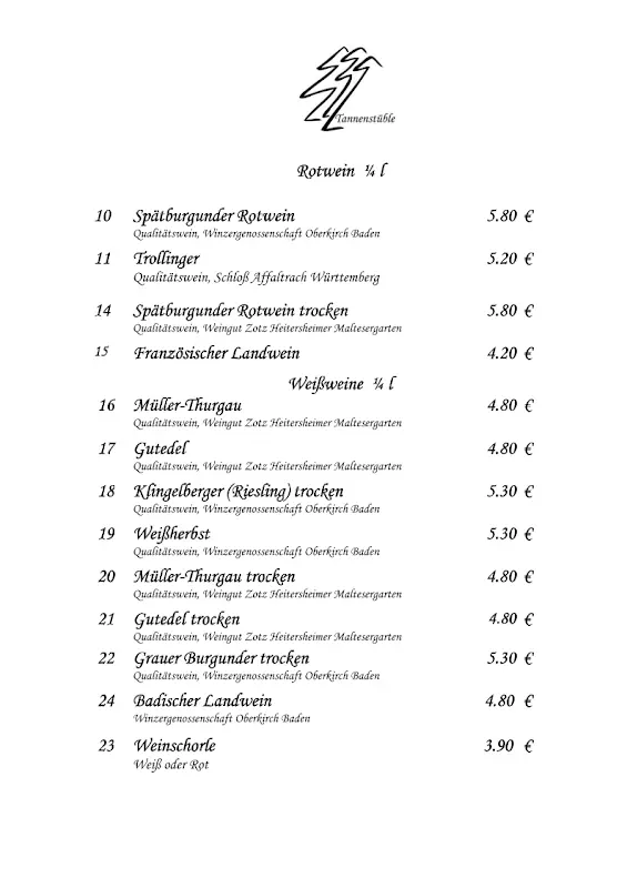 Menu_Gasthof Schwarzwaldtanne_Schwarzwald_immagine_1