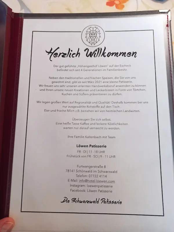 Menu_Höhengasthof Löwen Escheck_Schwarzwald_image_1