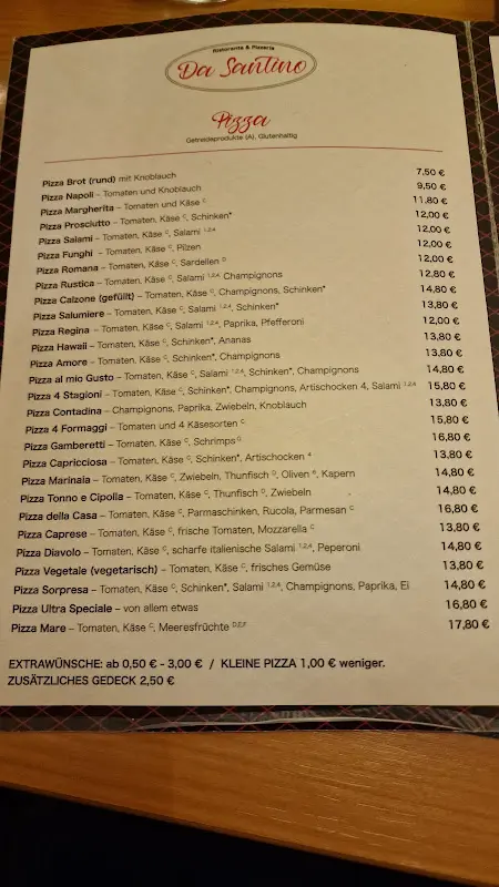 Menu_Restaurant Da Santino_Schorndorf_image_4