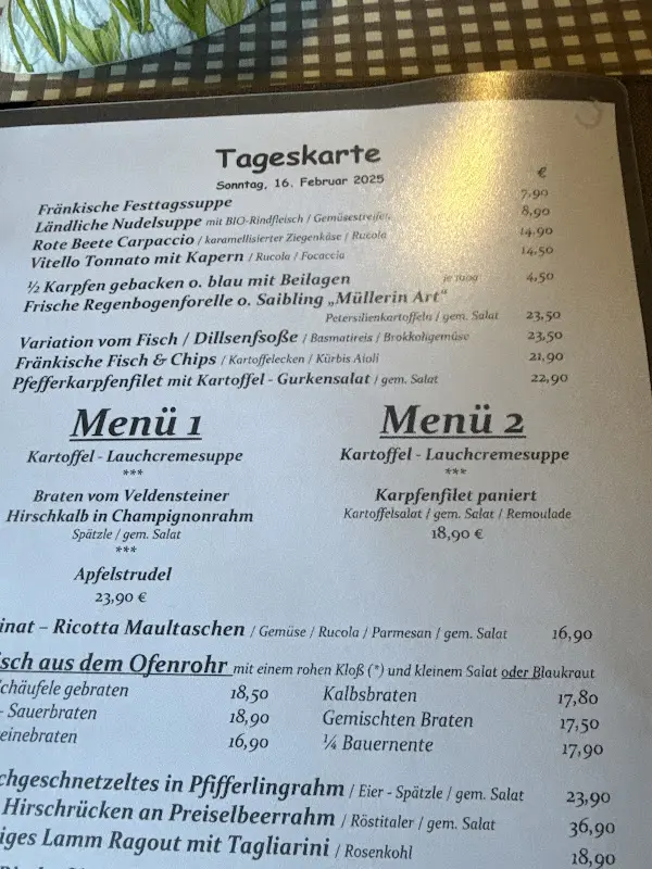 Menu_Restaurant WEISSES ROSS_Nürnberg_image_2