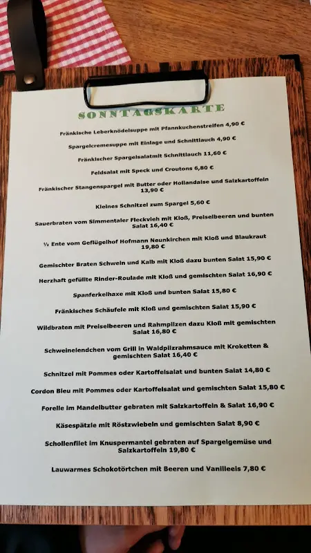 Menu_Historisches Gasthaus zum Rockenbrunn_Pegnitz_immagine_4