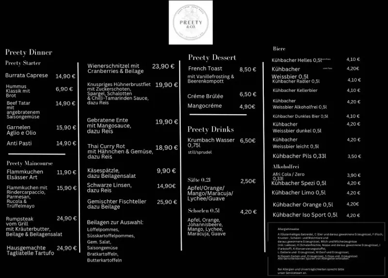Menu_Preety & Co._Schrobenhausen_immagine_2