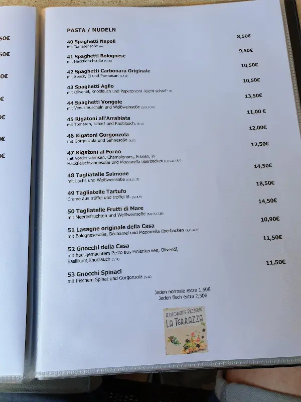 Menu_Restaurant La terazza_Schrobenhausen_image_1