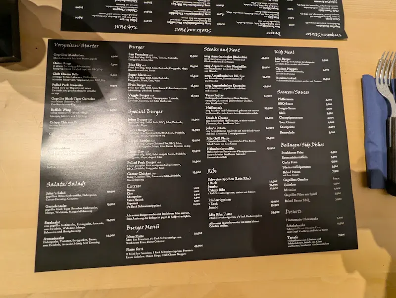 Menu_John's Restaurant & Bar_Schwabach_immagine_1