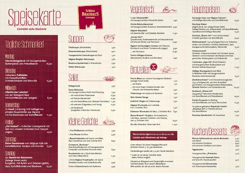 Menu_Schwangau Castle Brewery_Schwangau_immagine_3