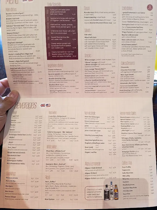 Menu_Schwangau Castle Brewery_Schwangau_immagine_4