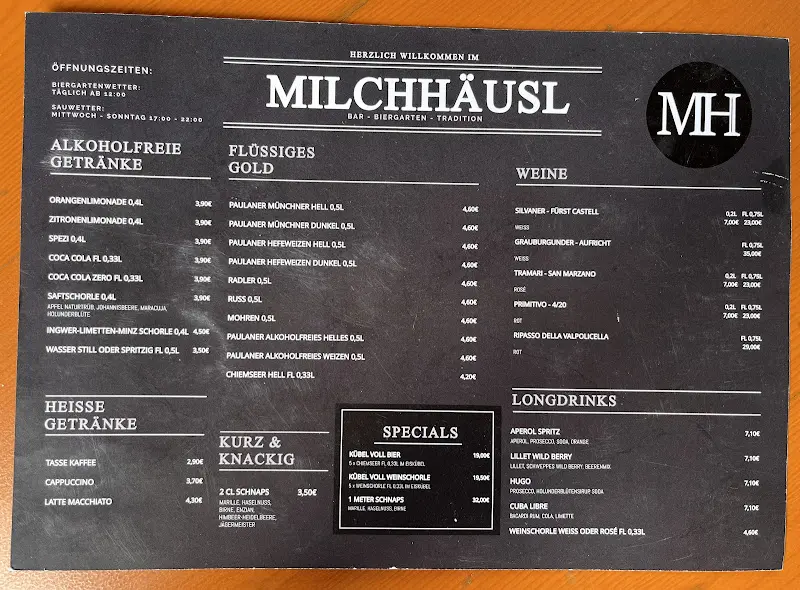 Menu_Milchhäusl Schwangau - Bar und Biergarten_Schwangau_image_2