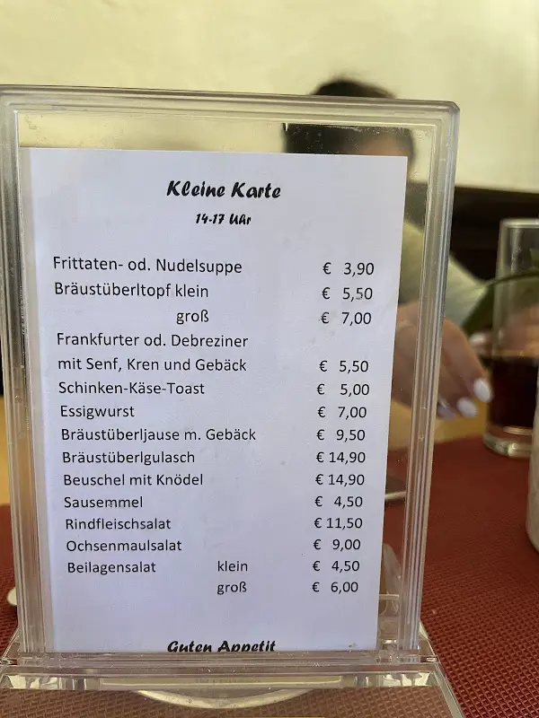 Menu_Bräustüberl Schwarzach_Austria_immagine_2