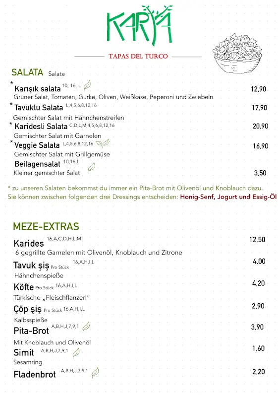 Menu_Cafe Karya - Tapas del Turco_Schwabmünchen_immagine_2