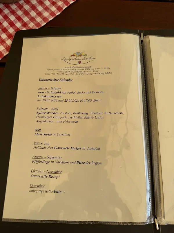 Menu_Landgasthaus Leuthau - Falko Rosenburg_Schwabmünchen_immagine_3