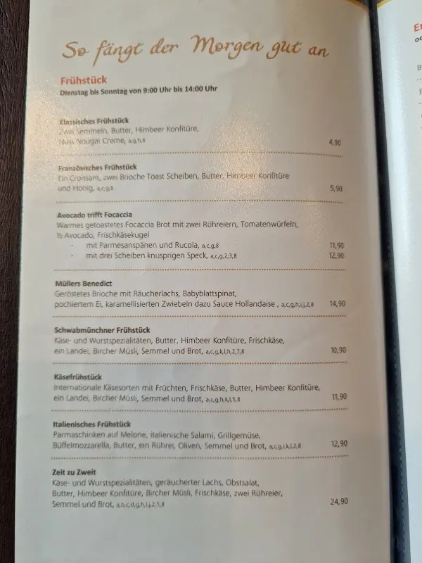 Menu_Chocolaterie Café Müller_Schwabmünchen_immagine_3