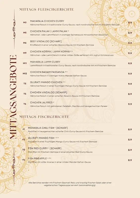 Menu_Indisches Spezialitäten Restaurant Jashan_Schwabmünchen_immagine_1