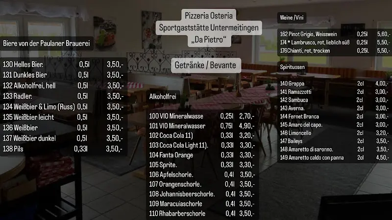 Menu_Restaurant Da Pietro_Untermeitingen_image_1
