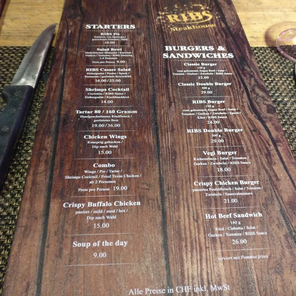 Menu_Ribs Steakhouse_Thun_image_1