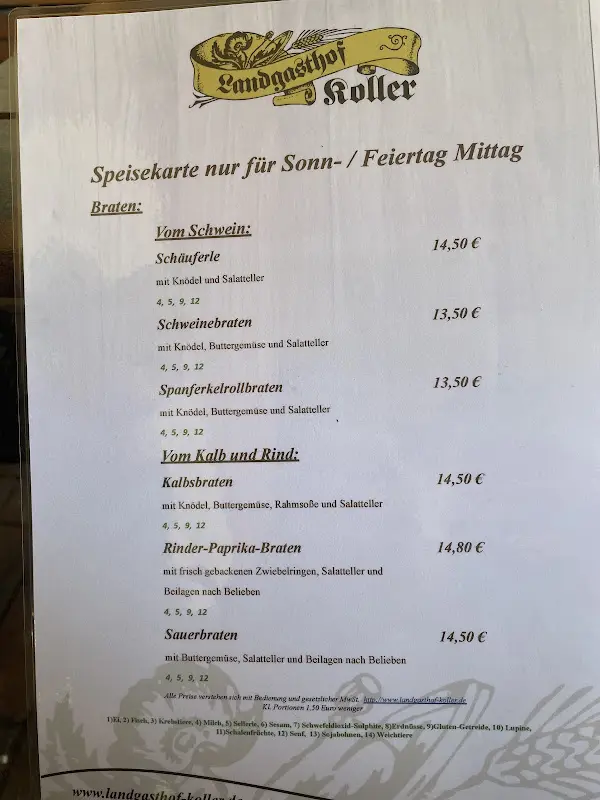 Menu_Landgasthof Koller_Schwandorf_image_1