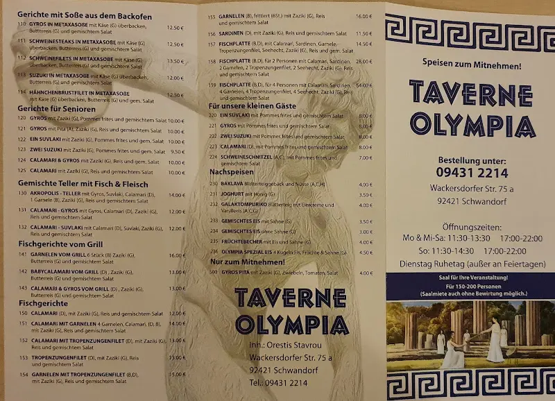 Menu_Taverne Olympia_Schwandorf_immagine_2