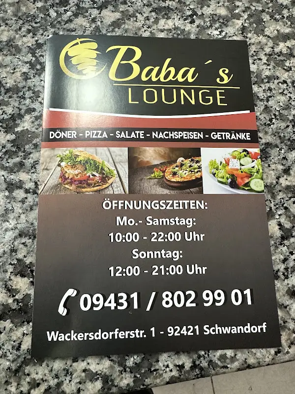 Menu_Babas Lounge_Schwandorf_immagine_2