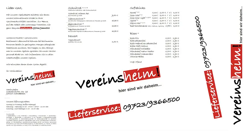 Menu_Vereinsheim TSV 04 Schwebheim_Schwebheim_immagine_1