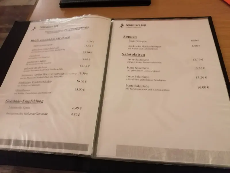 Menu_Landgasthof Schwarzes Roß_Ansbach_image_1