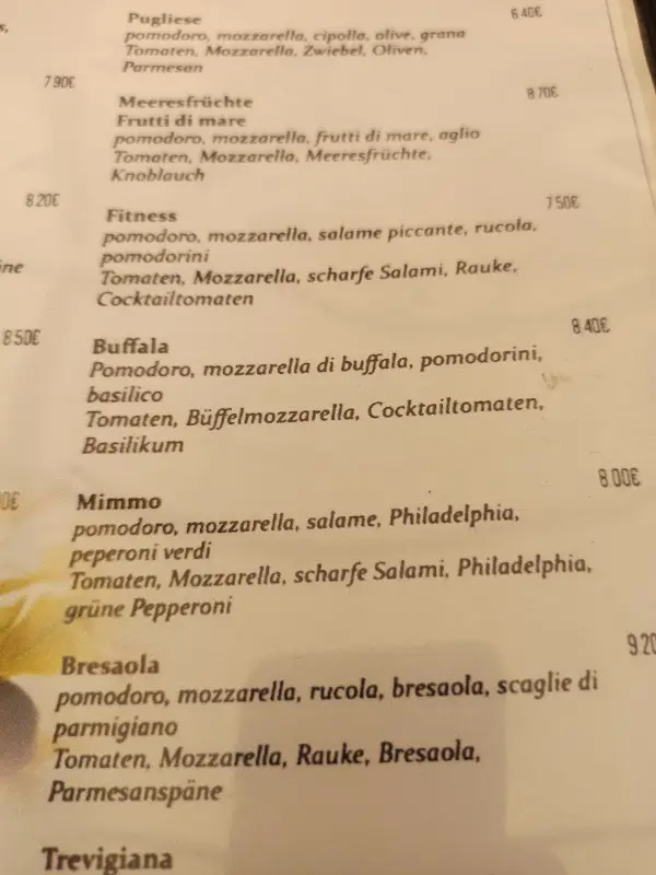 Menu_Restaurant Pizzeria Schwarzenbach_Italy_image_2