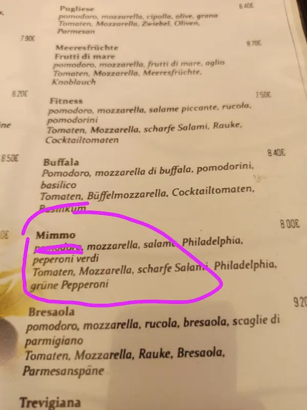 Menu_Restaurant Pizzeria Schwarzenbach_Italy_image_3