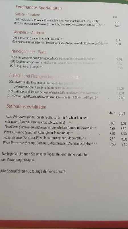 Menu_Da Ferdinando_Saale_immagine_1