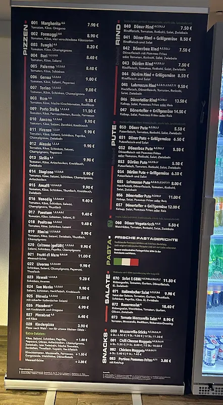 Menu_E-SEMI Pizza Pasta Döner_Schwarzenfeld_immagine_1