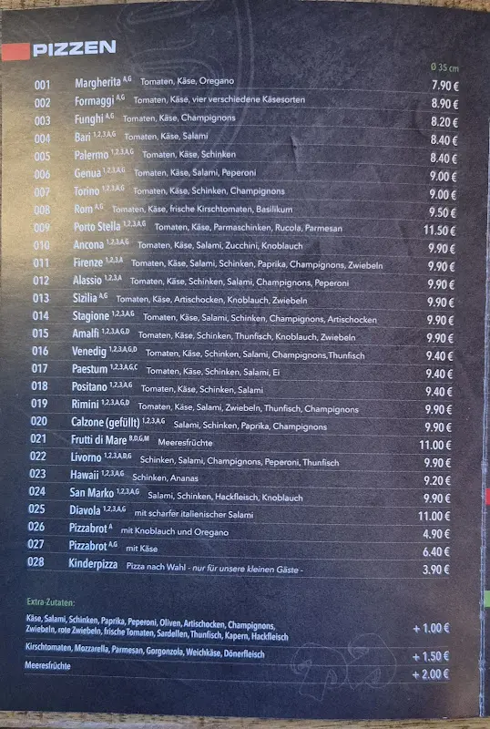 Menu_E-SEMI Pizza Pasta Döner_Schwarzenfeld_immagine_3