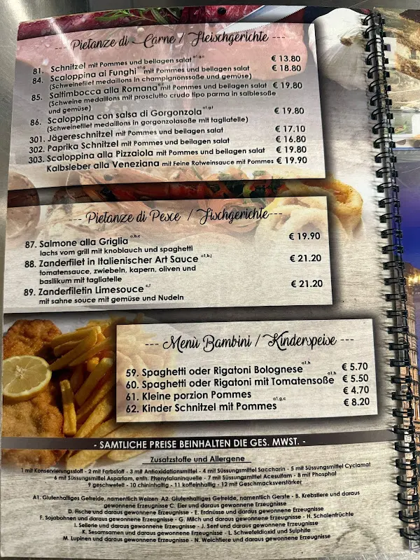 Menu_Ristorante Pizzeria 