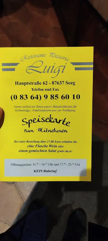 Menu_Restaurant Da Luigi_Seeg_image_4