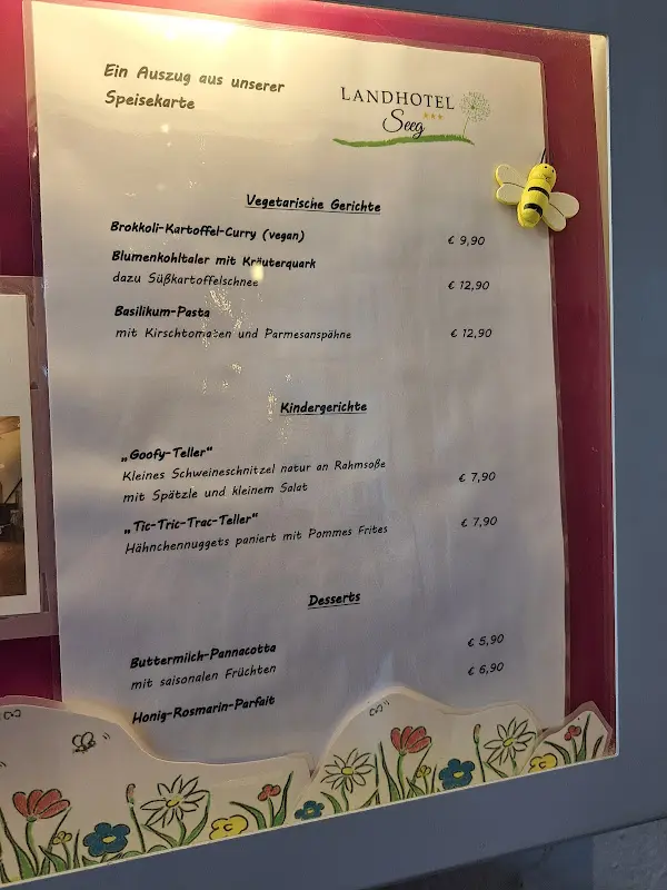 Menu_Restaurant im Landhotel Seeg_Seeg_image_2