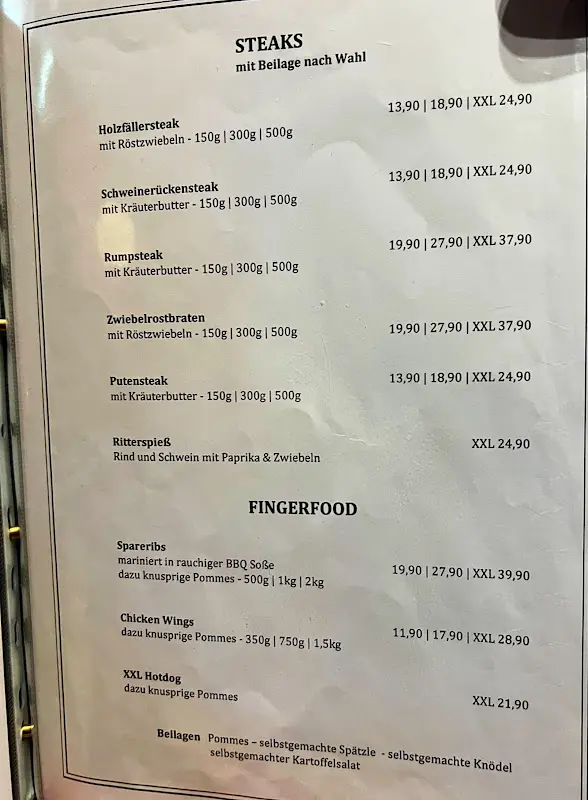 Menu_Landgasthof Ritter XXL Restaurant und Landhotel_Villingen-Schwenningen_image_1