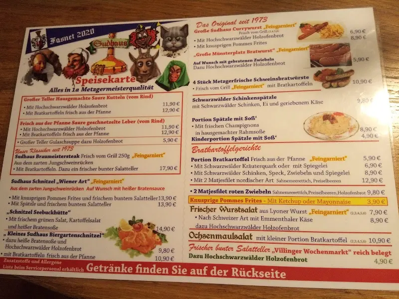 Menu_Sudhaus Villingen am Münster_Villingen-Schwenningen_immagine_1