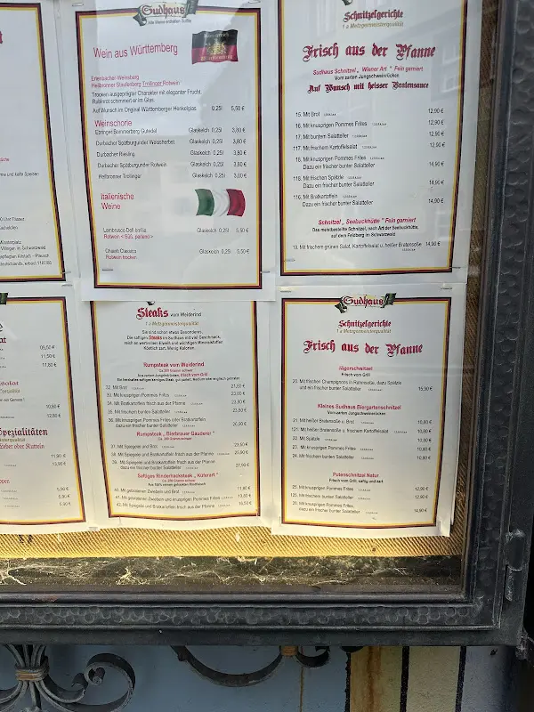 Menu_Sudhaus Villingen am Münster_Villingen-Schwenningen_immagine_2