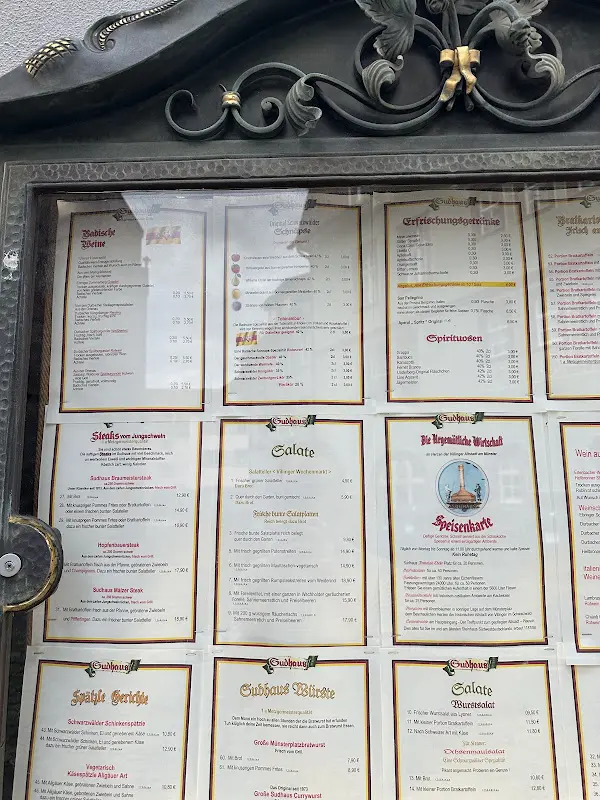 Menu_Sudhaus Villingen am Münster_Villingen-Schwenningen_immagine_3