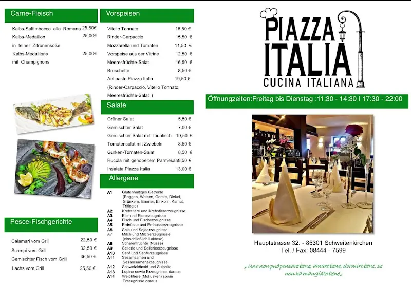 Menu_Piazza Italia Restaurant Schweitenkirchen_Schweitenkirchen_image_2