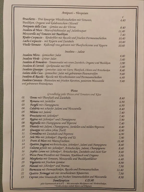 Menu_Trattoria Le Volte_Attenkirchen_image_1
