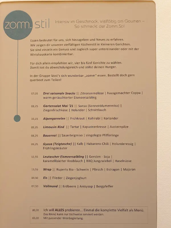 Menu_Restaurant - ZOMM in Seefeld_Austria_image_1