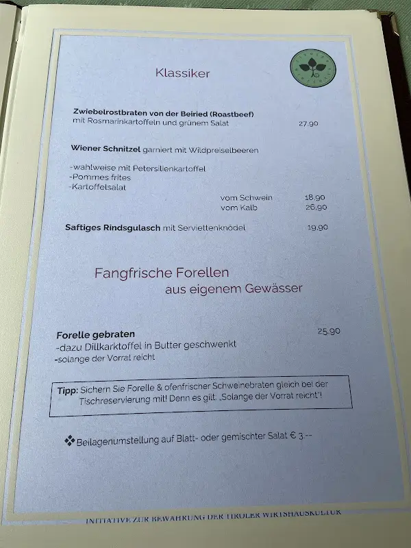 Menu_Waldgasthaus Triendlsäge_Austria_image_2