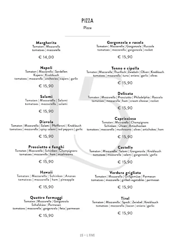 Menu_L5 • L FIVE - Restaurant_Austria_immagine_3