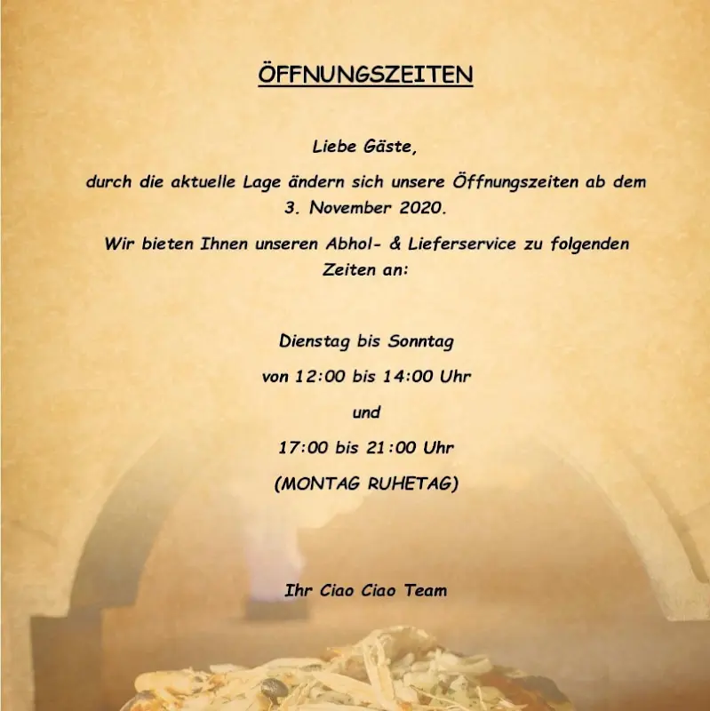 Menu_Ciao Ciao Ristorante Pizzeria_Seeon-Seebruck_immagine_1