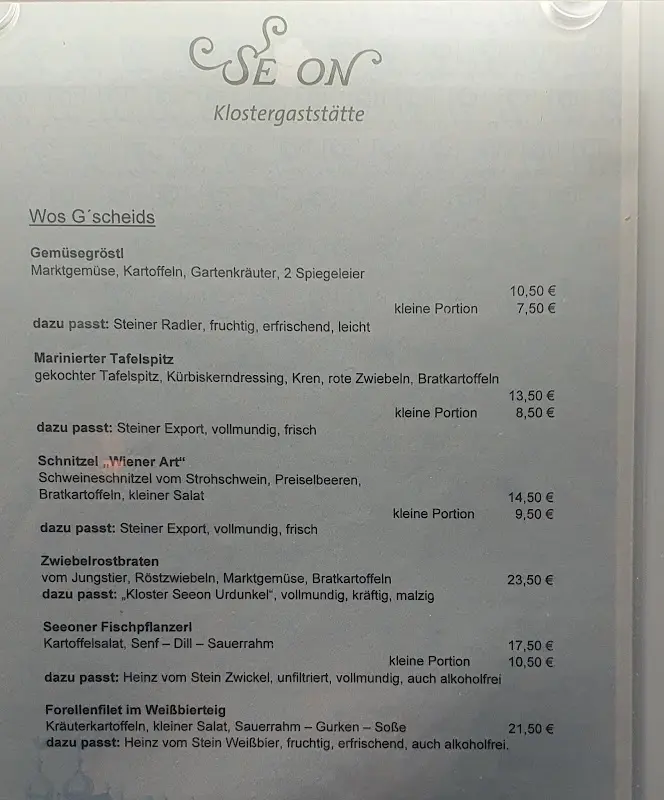 Menu_Klostergaststätte Seeon_Seeon-Seebruck_image_1