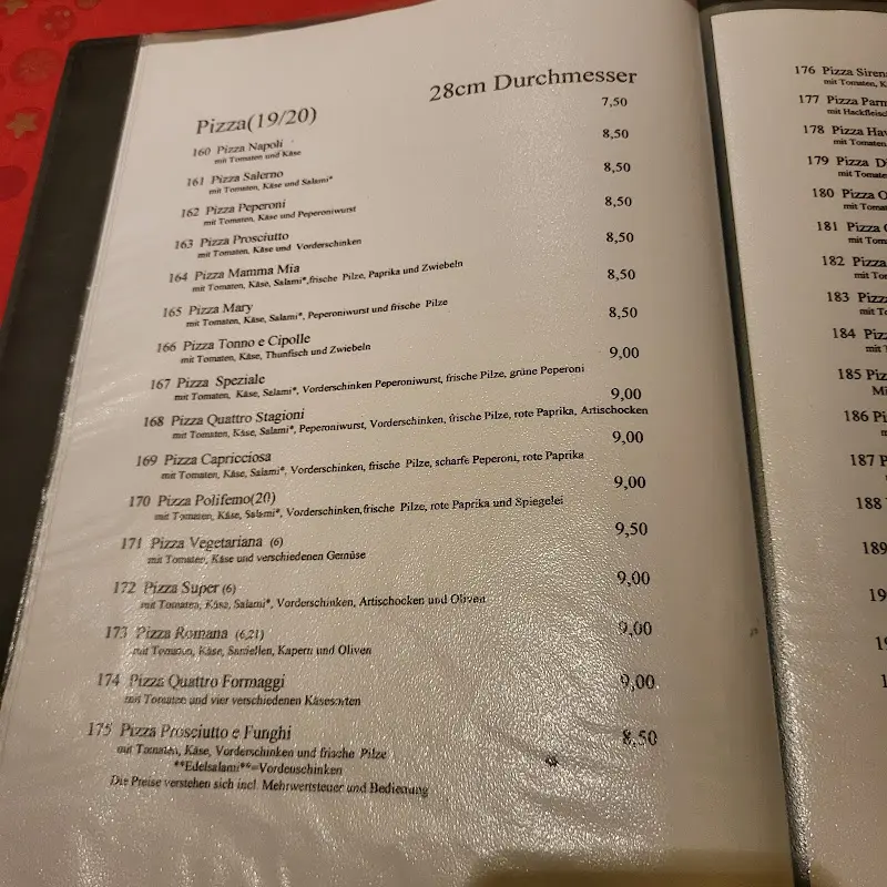 Menu_Ristorante Pizzeria Sirena Sennfeld_Sennfeld_immagine_4