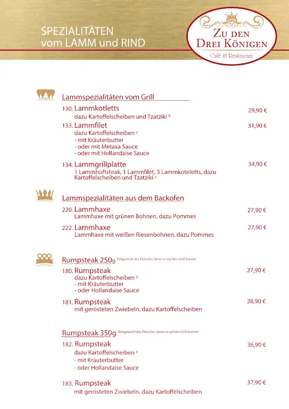 Menu_Restaurant Drei Könige Sinsheim_Sinsheim_image_4