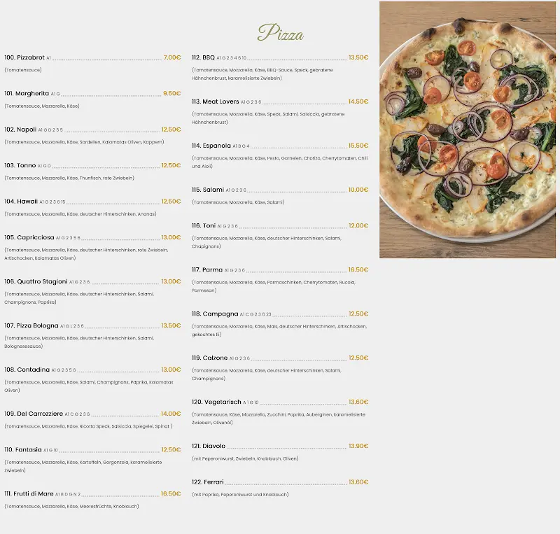 Menu_La Carrozza Sinsheim_Sinsheim_immagine_3
